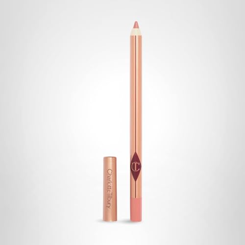 Charlotte Tilbury Lip Cheat Lip Liner Pencil - Gives Lips a Fuller-Looking, Defined Pout - Enriched with Jojoba Oil & Hyaluronic Acid - Waterproof, Smudge-Proof & Transfer-Proof