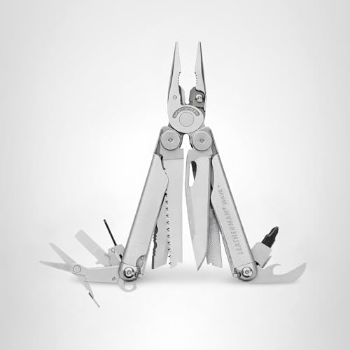 LEATHERMAN, Wave+, 18-in-1 Full-Size, Versatile Multi-tool for DIY, Home, Garden, Outdoors or Everyday Carry (EDC), Black