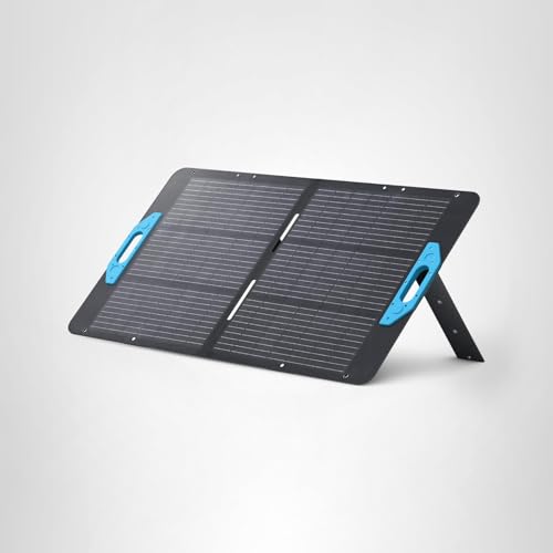 Anker SOLIX PS200 Solar Panel with Adjustable Kickstand, 200W Foldable Portable Solar Charger, IP67 Waterproof, 23% Higher Energy Conversion Efficiency, for Camping, RVs, and Blackouts