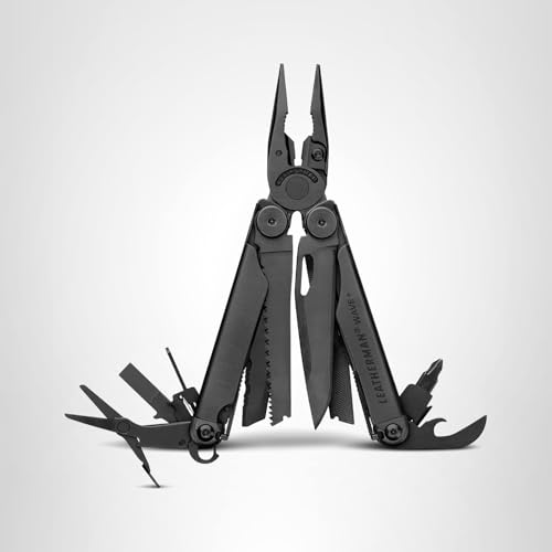 LEATHERMAN, Wave+, 18-in-1 Full-Size, Versatile Multi-tool for DIY, Home, Garden, Outdoors or Everyday Carry (EDC), Black