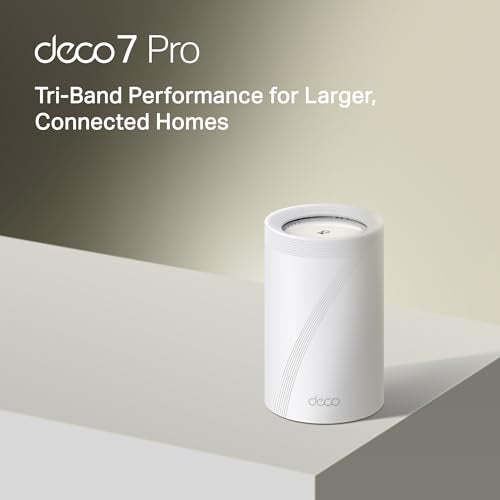 TP-Link Deco XE75 AXE5400 Tri-Band WiFi 6E Mesh System - Wi-Fi up to 7200 Sq.Ft, Engadget Rated Best Mesh for Most People, Replaces WiFi Router and Extender, AI-Driven Mesh New 6GHz Band, 3-Pack