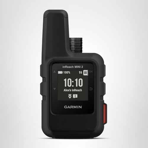 Garmin inReach Mini 2, Lightweight and Compact Satellite Communicator, Hiking Handheld, Orange - 010-02602-00
