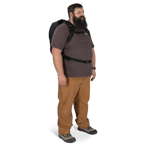 Osprey Farpoint 40L Men's Travel Backpack - Carry On Bag with Laptop Sleeve and Toiletry Pocket, Black