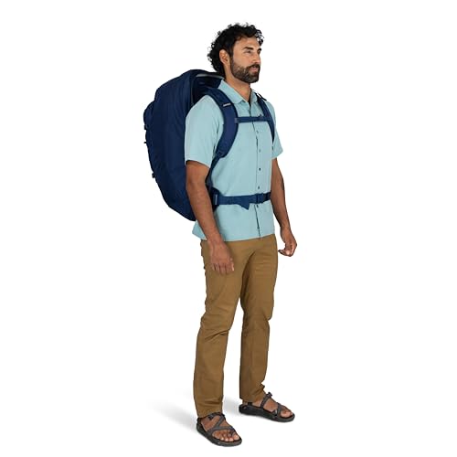 Osprey Farpoint 40L Men's Travel Backpack - Carry On Bag with Laptop Sleeve and Toiletry Pocket, Black