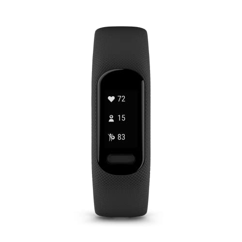 Garmin vívosmart® 5, Fitness Tracker, Long-Lasting Battery, Simple Design, Black