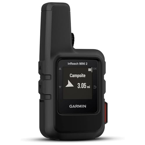 Garmin inReach Mini 2, Lightweight and Compact Satellite Communicator, Hiking Handheld, Orange - 010-02602-00