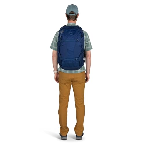 Osprey Farpoint 40L Men's Travel Backpack - Carry On Bag with Laptop Sleeve and Toiletry Pocket, Black