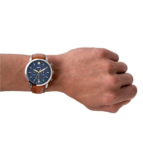 Fossil Men's Watch, Neutra Quartz Stainless Steel Chronograph Watch for Men