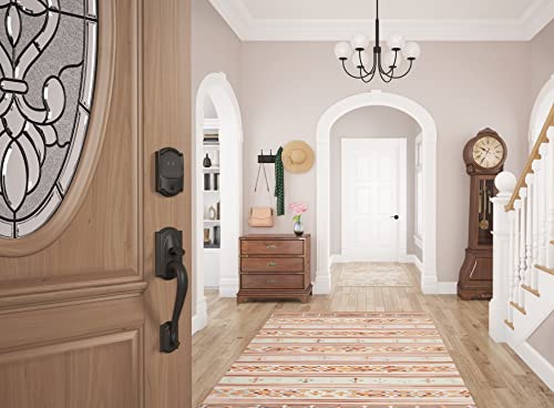 Schlage Encode Plus Smart Wi-Fi Lock for Front Door, Keyless Entry Deadbolt, Unlock with Apple Watch, Built-in WiFi and App Control, Easy Install, Alexa & Apple HomeKit Compatible, Satin Nickel