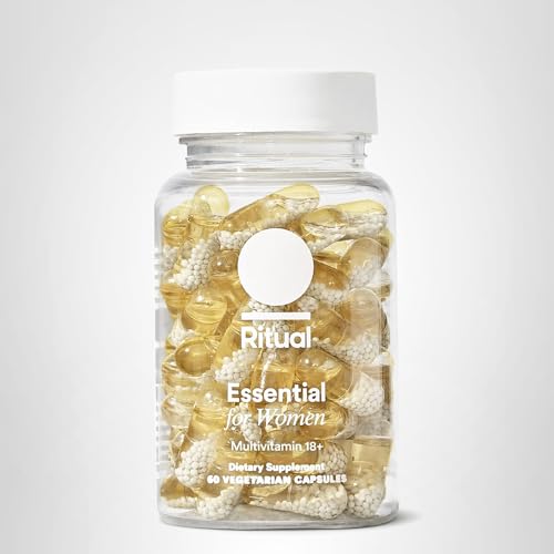 Ritual Women’s 18+ Daily Multivitamin - Key Essential Vitamins and Minerals to Support Energy, Heart, Bone, Brain Health* - Clinical Backed - Vegan - USP Verified - Mint - 60 Capsules - 30 Servings
