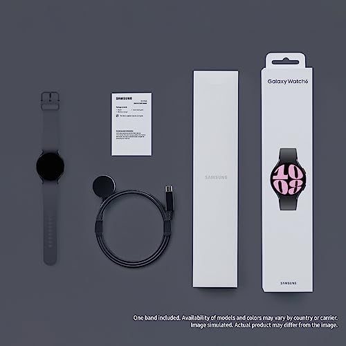 Samsung Galaxy Watch 6 Classic 43mm Bluetooth Smartwatch, Rotating Bezel, Fitness Tracker, Personalized HR Zones, Advanced Sleep Coaching, Heart Monitor, BIA Sensor, Health Insights, US Version, Black