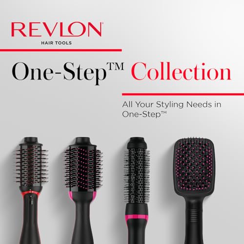 REVLON One Step Volumizer Plus Hair Dryer and Styler | More Volume, Less Damage, and More Styling Control for Easy and Fast Salon-Style Blowouts, Plus Travel Friendly (Black)
