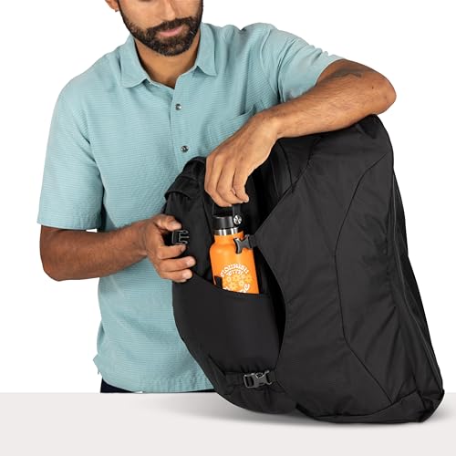 Osprey Farpoint 40L Men's Travel Backpack - Carry On Bag with Laptop Sleeve and Toiletry Pocket, Black