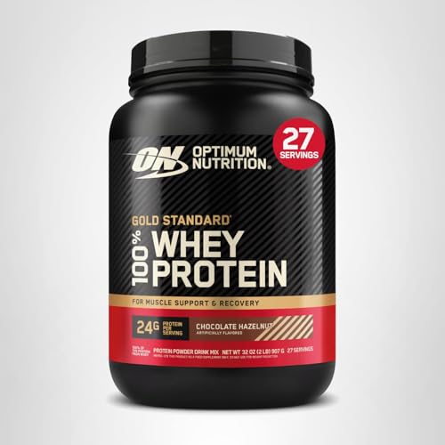 Optimum Nutrition Gold Standard 100% Whey Protein Powder, Double Rich Chocolate, 5 Pound (Packaging May Vary)