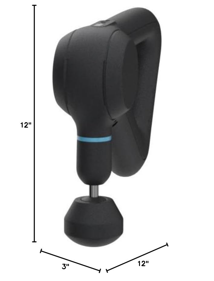 TheraGun Therabody Prime (5th Generation) - Deep Tissue Percussion Therapy Massage Gun - Bluetooth Enabled, Personal Massager for Pain Relief in Neck, Back, Leg, Shoulder and Body (Black)