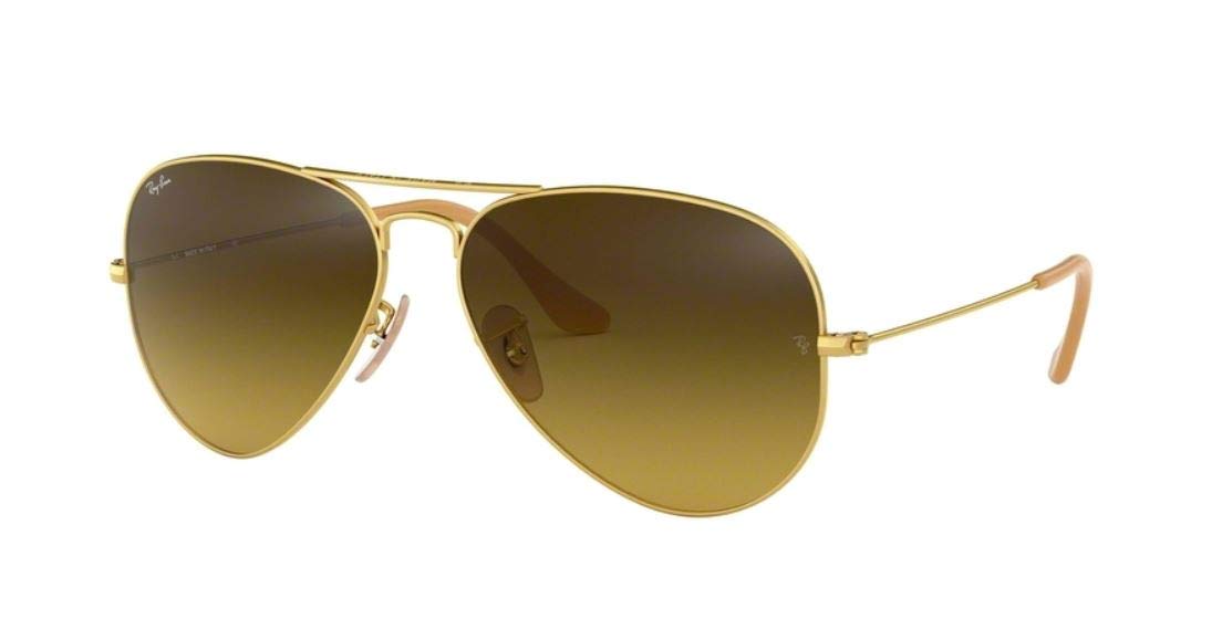 Ray-Ban RB3025 Metal Aviator Sunglasses For Men For Women +BUNDLE with ACCESSORY EYEWEAR KIT