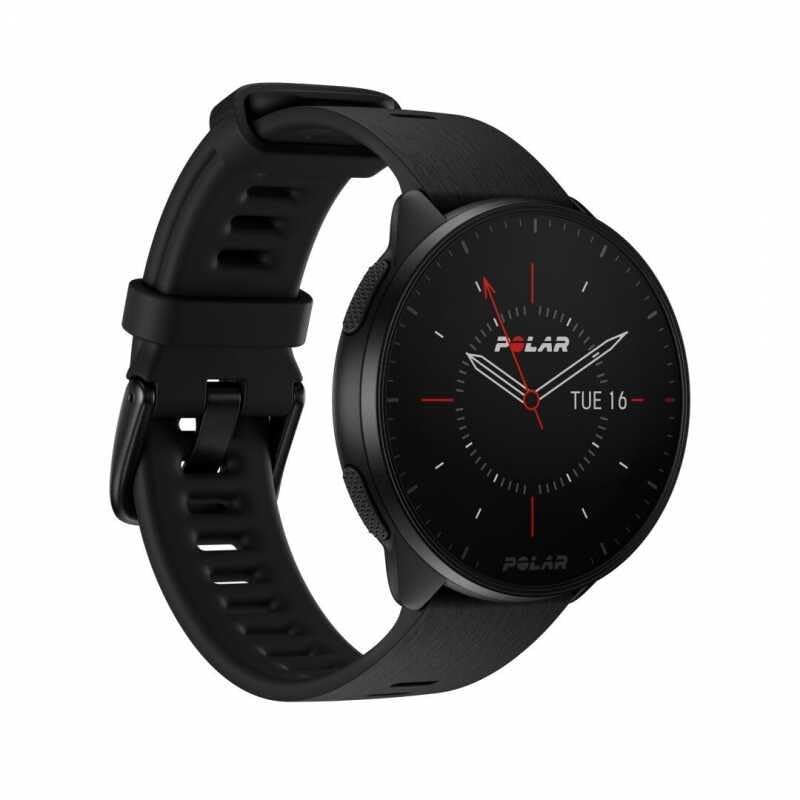 POLAR Pacer Pro Advanced Ultra-Light GPS Fitness Tracker Smartwatch for Runners with Training Program & Recovery Tools; S-L, for Men or Women, White-Red