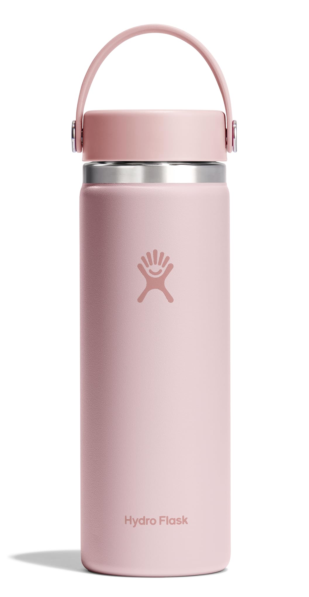 Hydro Flask Water Bottle - Insulated Stainless Steel - Wide Mouth Flex Lid, Non Spill, Leakproof and Refillable in 32 Oz White