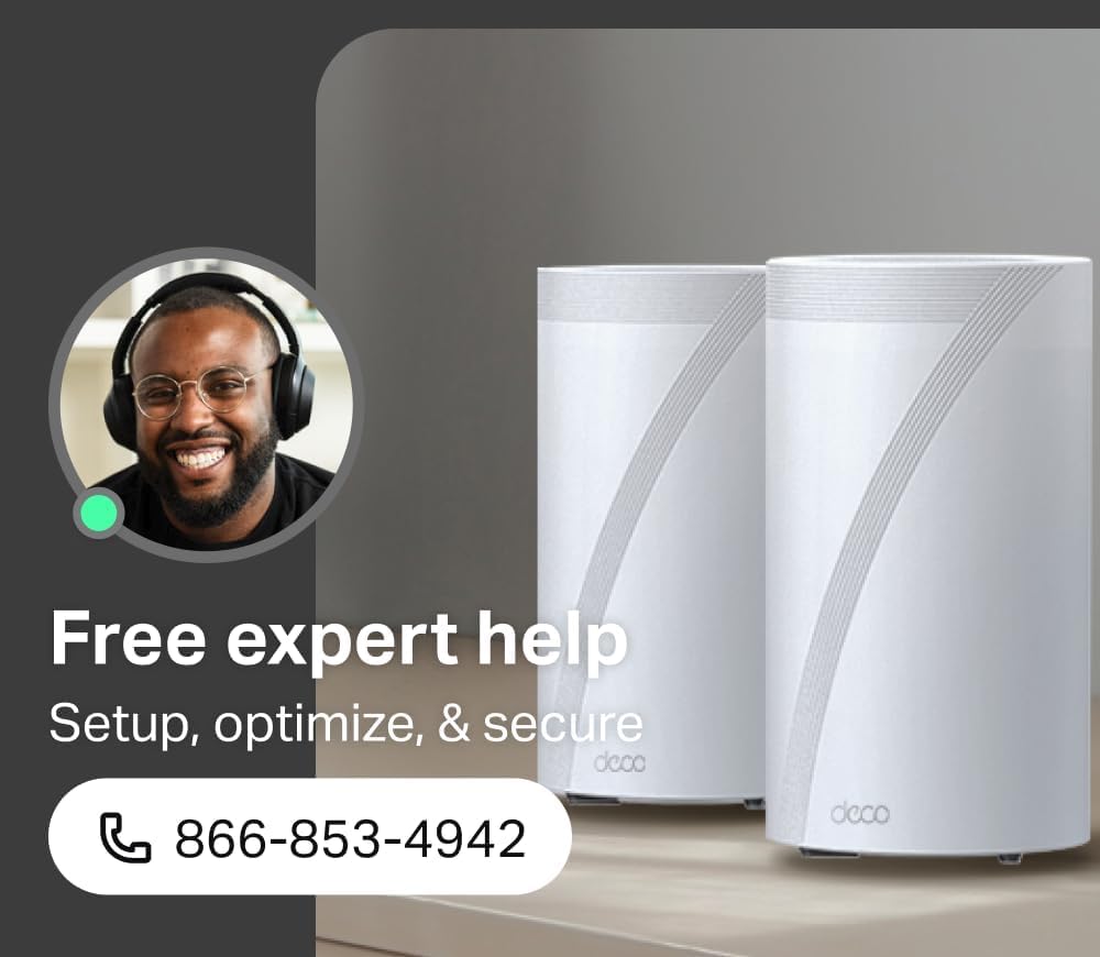 TP-Link Deco XE75 AXE5400 Tri-Band WiFi 6E Mesh System - Wi-Fi up to 7200 Sq.Ft, Engadget Rated Best Mesh for Most People, Replaces WiFi Router and Extender, AI-Driven Mesh New 6GHz Band, 3-Pack