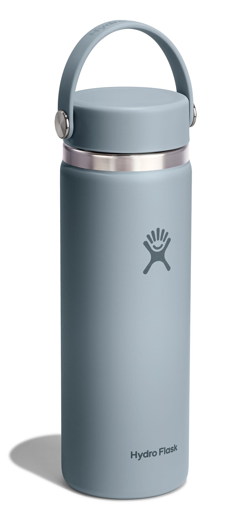 Hydro Flask Water Bottle - Insulated Stainless Steel - Wide Mouth Flex Lid, Non Spill, Leakproof and Refillable in 32 Oz White