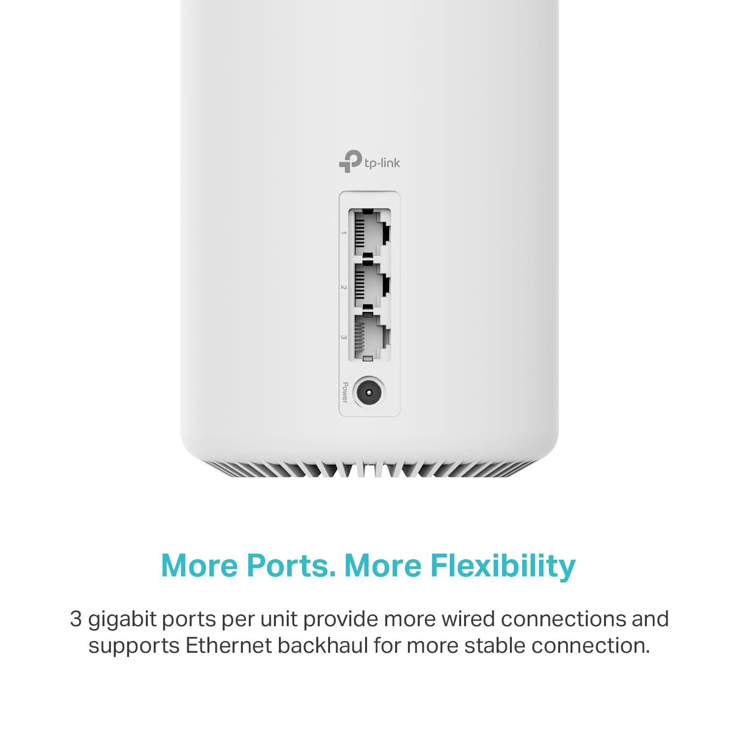TP-Link Deco XE75 AXE5400 Tri-Band WiFi 6E Mesh System - Wi-Fi up to 7200 Sq.Ft, Engadget Rated Best Mesh for Most People, Replaces WiFi Router and Extender, AI-Driven Mesh New 6GHz Band, 3-Pack