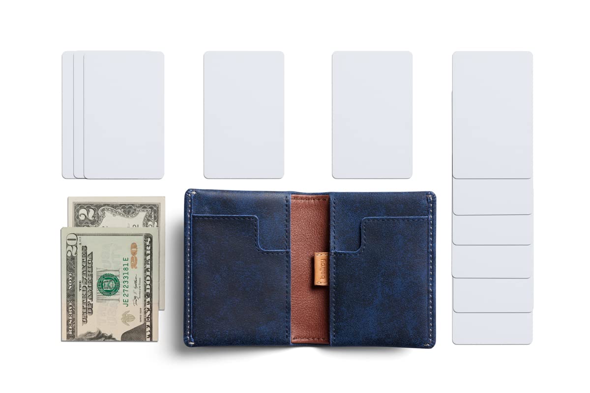 Bellroy Slim Sleeve, slim leather wallet (Max. 8 cards and bills)