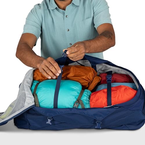Osprey Farpoint 40L Men's Travel Backpack - Carry On Bag with Laptop Sleeve and Toiletry Pocket, Black