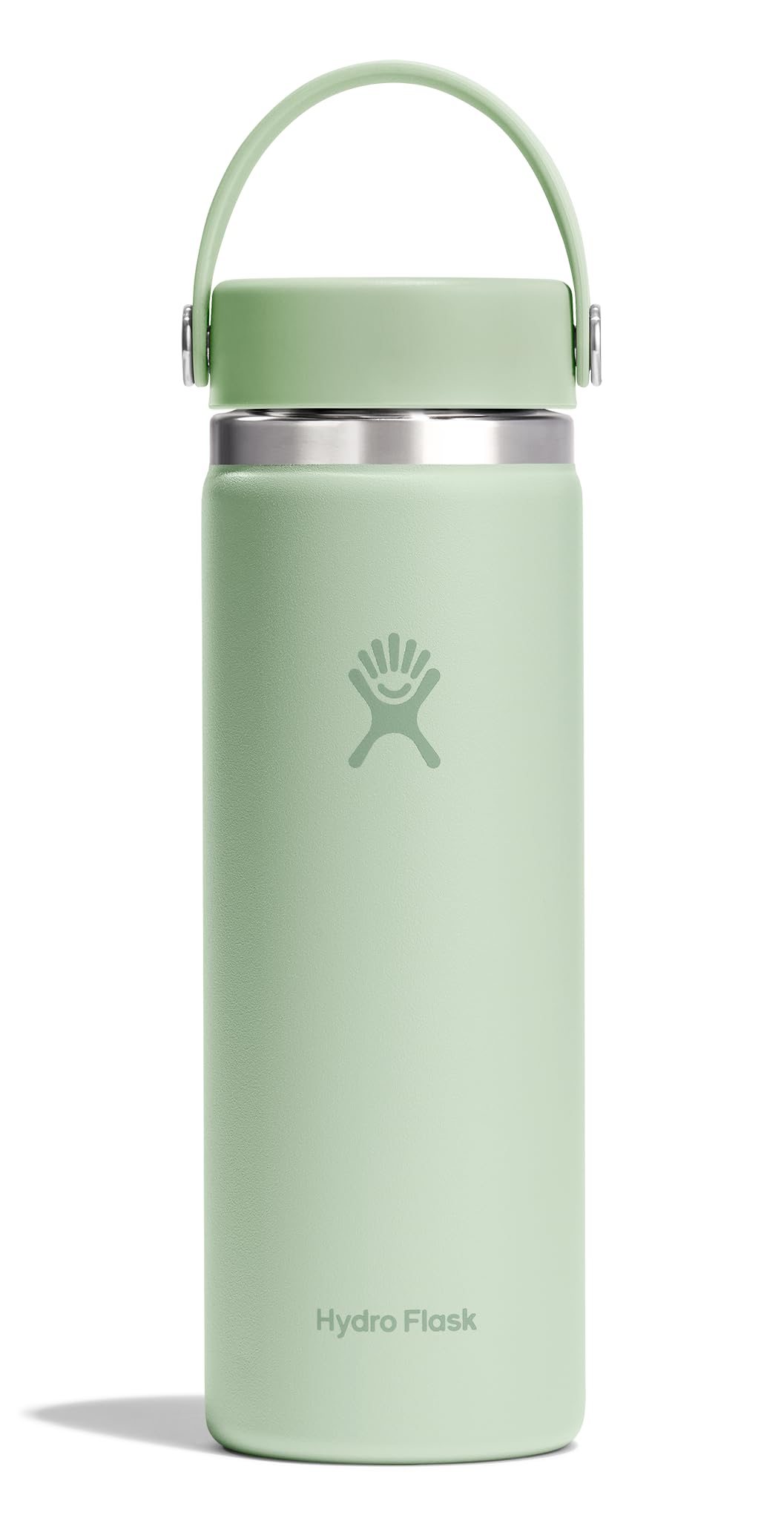 Hydro Flask Water Bottle - Insulated Stainless Steel - Wide Mouth Flex Lid, Non Spill, Leakproof and Refillable in 32 Oz White