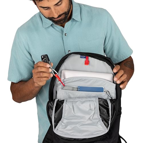 Osprey Farpoint 40L Men's Travel Backpack - Carry On Bag with Laptop Sleeve and Toiletry Pocket, Black