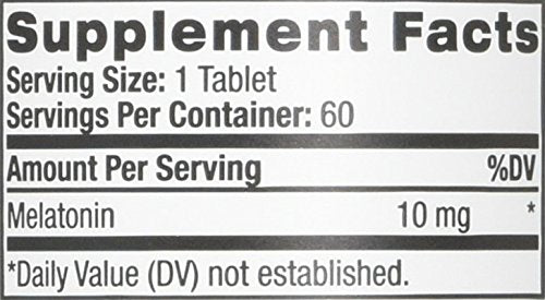 Natrol Melatonin 10mg Fast Dissolve Tablets - Strawberry Flavor, 100 Count, Sleep Support, Fast Dissolve Melatonin for Adults, 100-Day Supply
