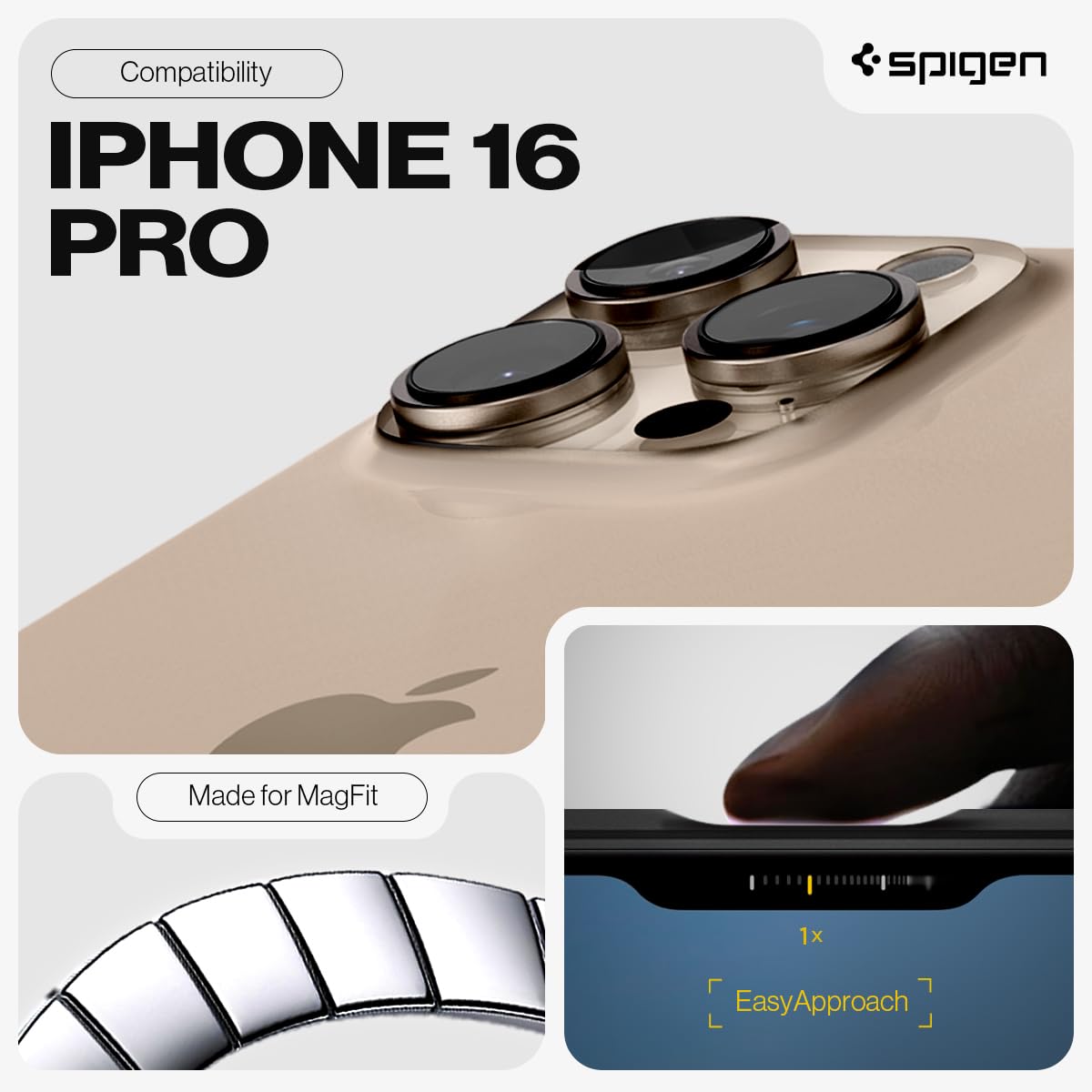 Spigen Tough Armor MagFit Designed for iPhone 15 Case (2023) [Kickstand] [Military-Grade Protection] Compatible with MagSafe - Black
