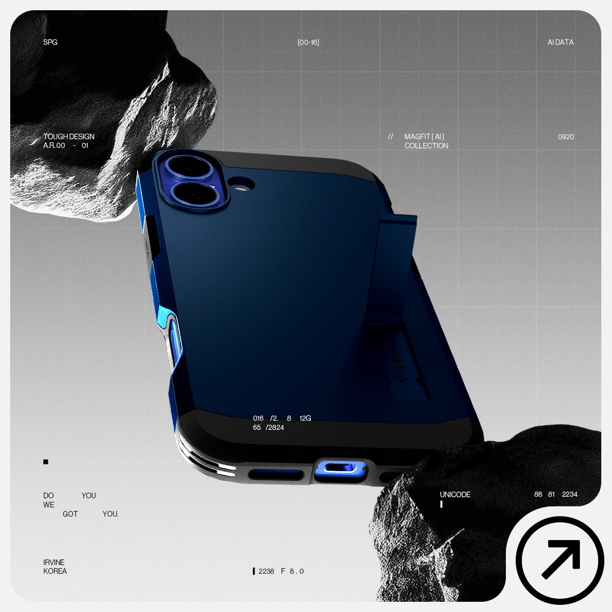 Spigen Tough Armor MagFit Designed for iPhone 15 Case (2023) [Kickstand] [Military-Grade Protection] Compatible with MagSafe - Black