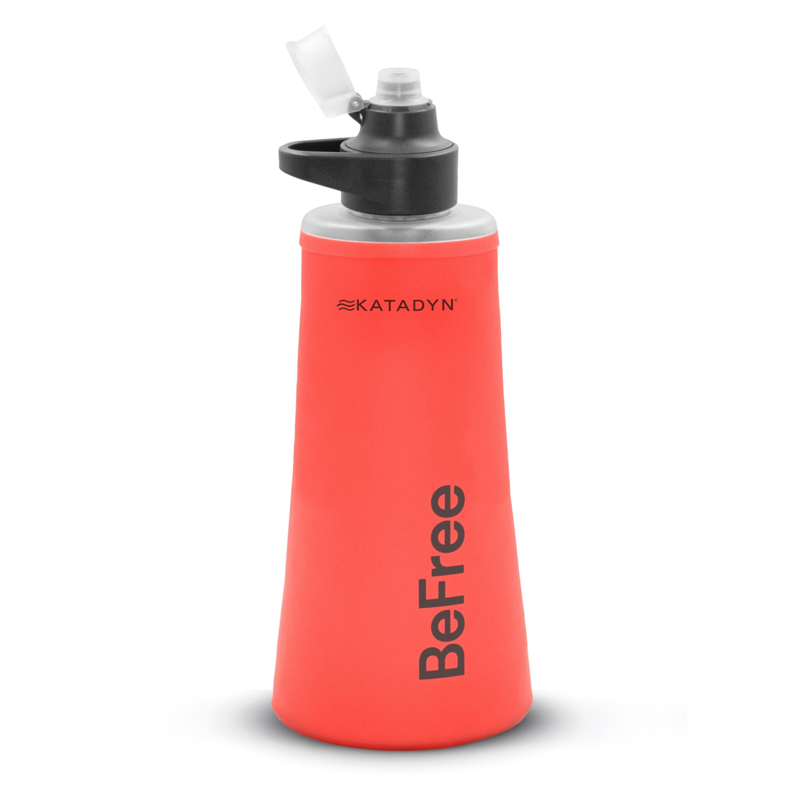 Katadyn BeFree 1.0L Ultralight Collapsible Water Filter Bottle for Hiking, Camping, Backpacking