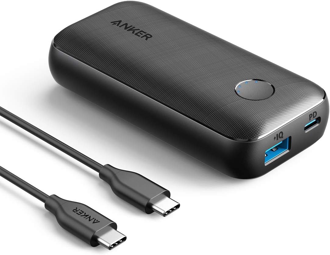 Anker PowerCore 10000 PD Redux, 10000mAh Power Bank USB-C Power Delivery (18W) Portable Charger for iPhone 11/11 Pro / 11 Pro Max / 8 / X/XS Samsung S10, Pixel 3/3XL, iPad Pro 2018, and More