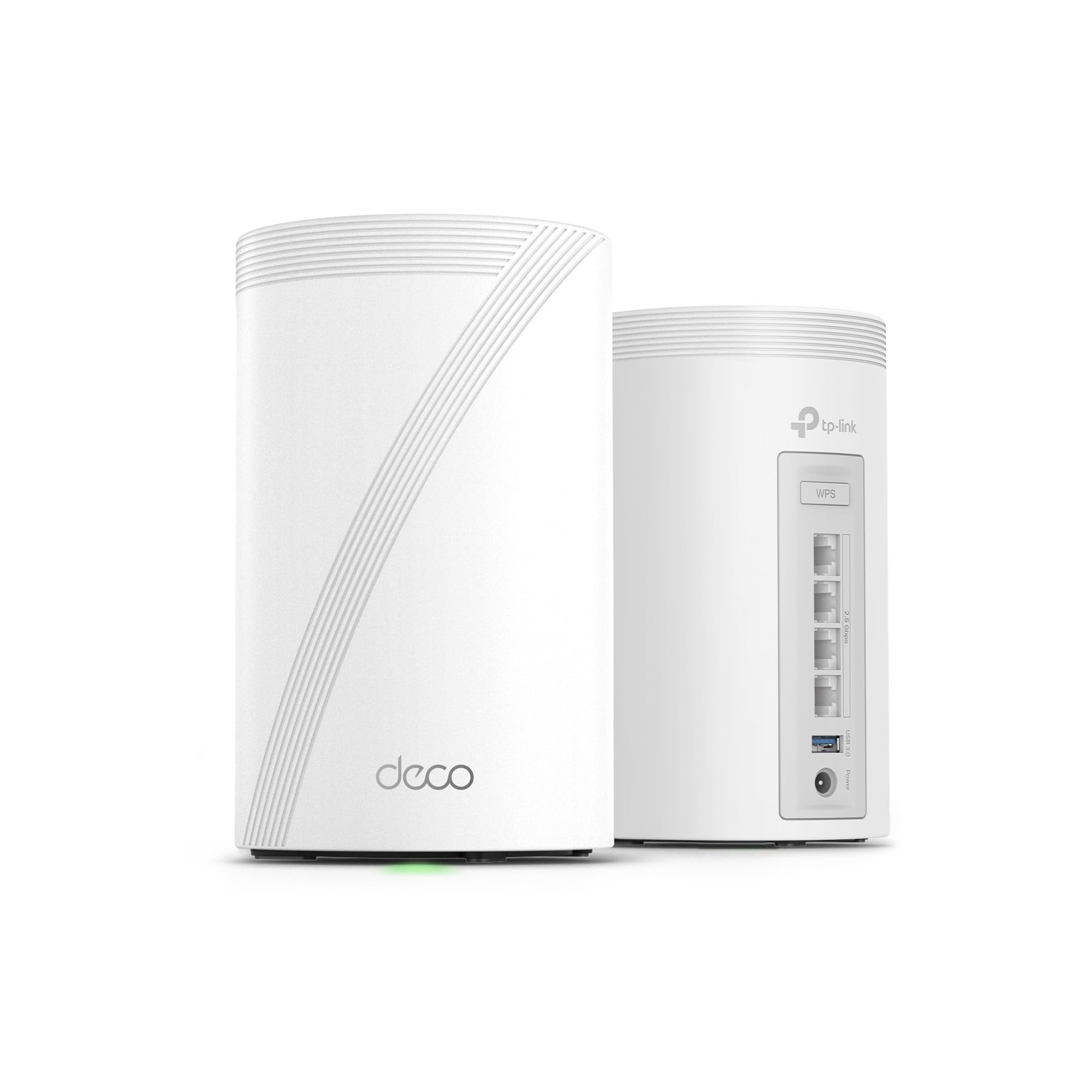 TP-Link Deco XE75 AXE5400 Tri-Band WiFi 6E Mesh System - Wi-Fi up to 7200 Sq.Ft, Engadget Rated Best Mesh for Most People, Replaces WiFi Router and Extender, AI-Driven Mesh New 6GHz Band, 3-Pack