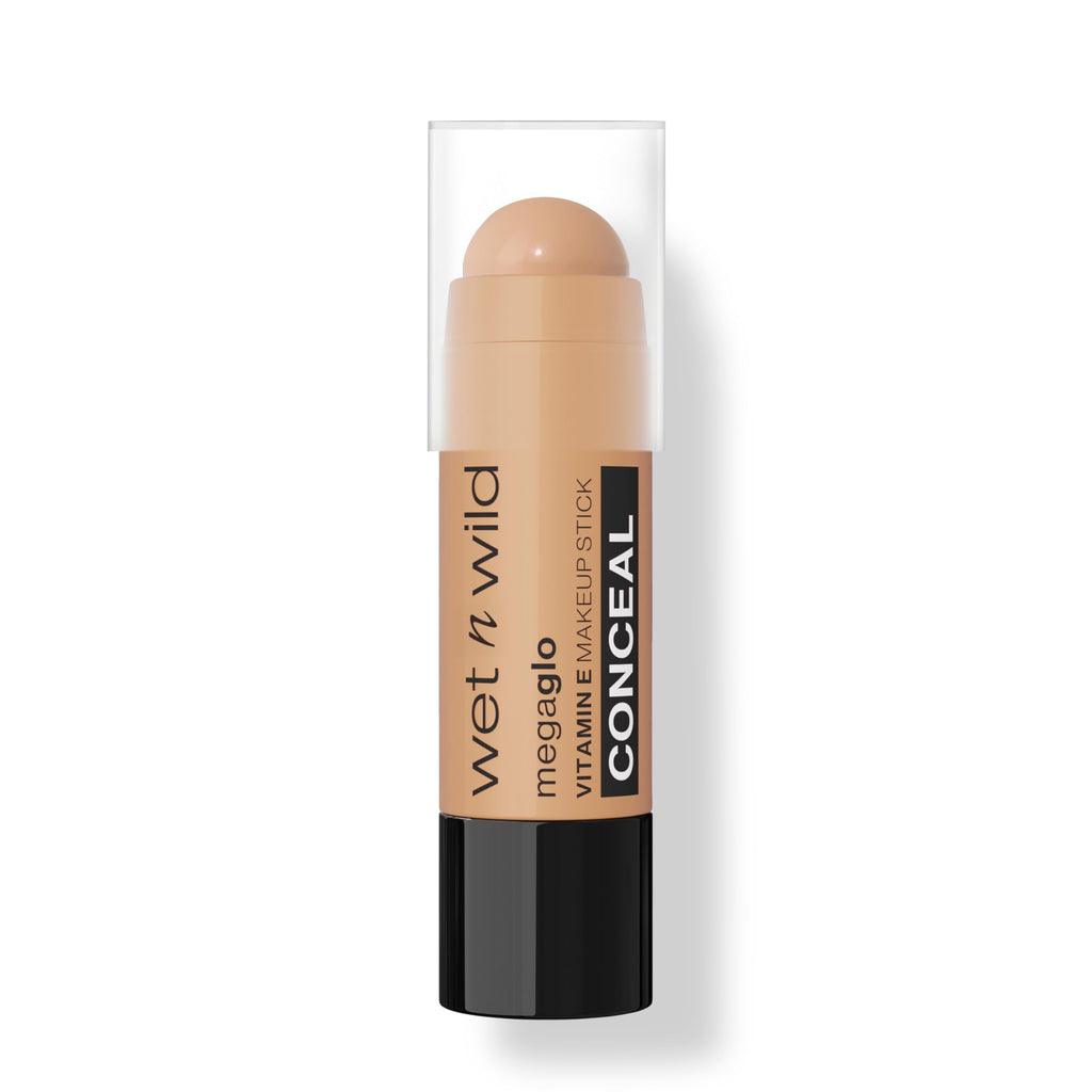 wet n wild MegaGlo Makeup Stick, Buildable Color, Versatile Use, Cruelty-Free & Vegan - When the Nude Strikes