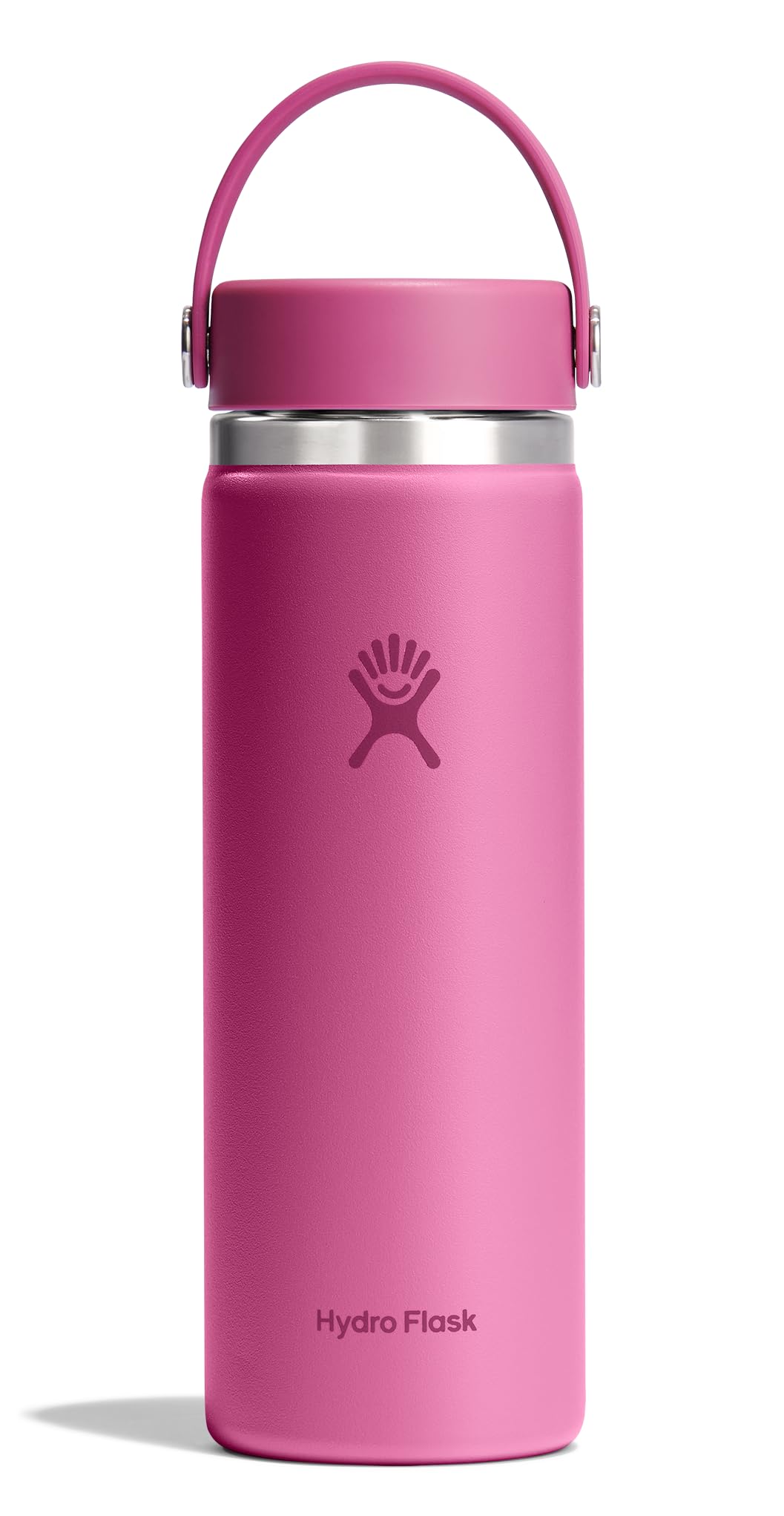 Hydro Flask Water Bottle - Insulated Stainless Steel - Wide Mouth Flex Lid, Non Spill, Leakproof and Refillable in 32 Oz White