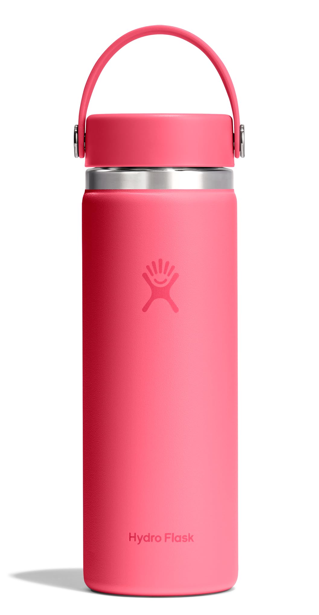 Hydro Flask Water Bottle - Insulated Stainless Steel - Wide Mouth Flex Lid, Non Spill, Leakproof and Refillable in 32 Oz White