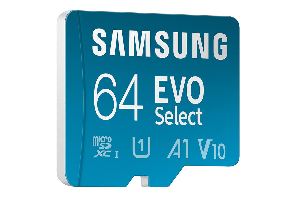 SAMSUNG EVO Select Micro SD-Memory-Card + Adapter, 128GB microSDXC 130MB/s Full HD & 4K UHD, UHS-I, U3, A2, V30, Expanded Storage for Android Smartphones, Tablets, Nintendo-Switch (MB-ME128KA/AM)