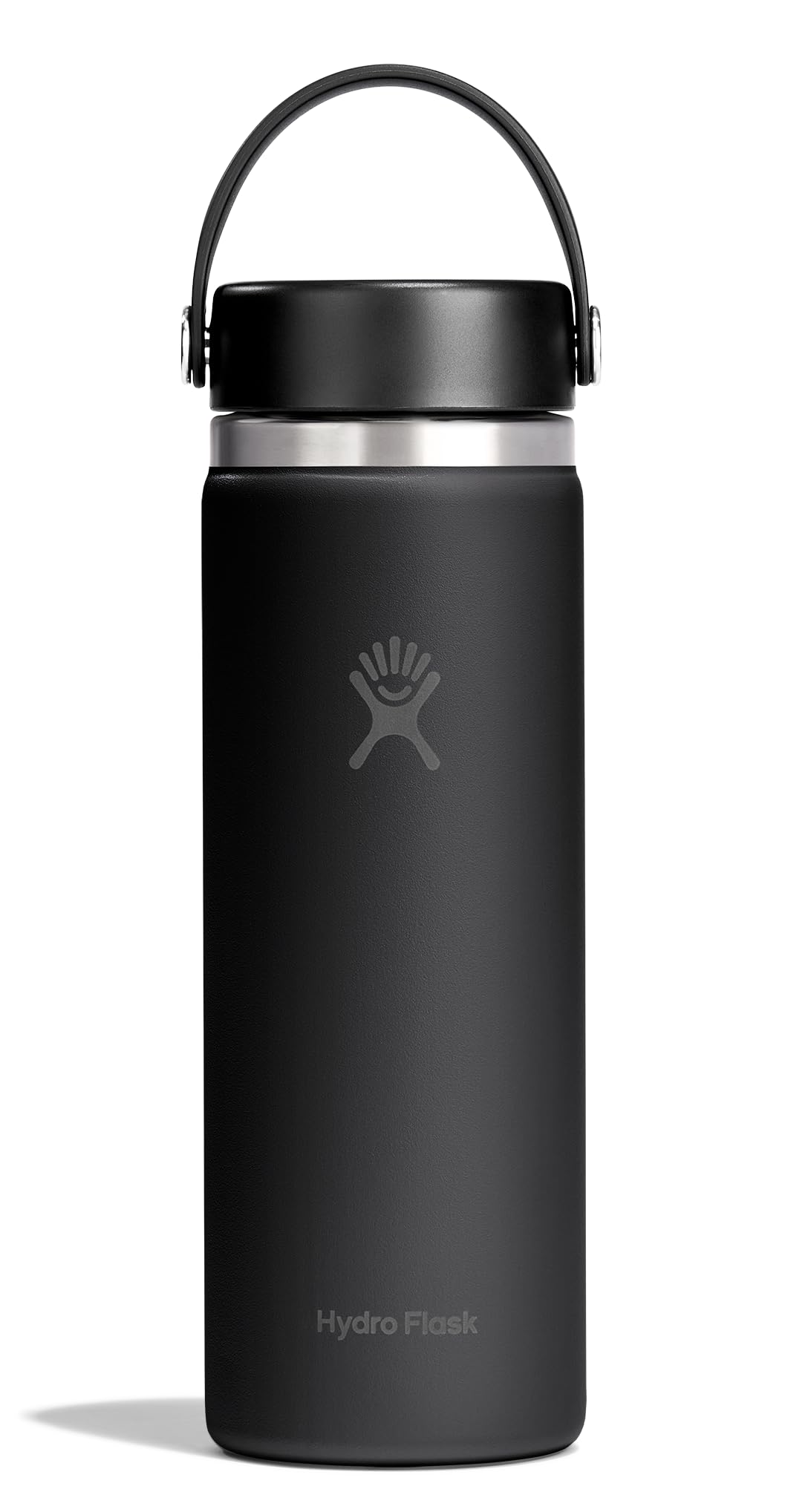 Hydro Flask Water Bottle - Insulated Stainless Steel - Wide Mouth Flex Lid, Non Spill, Leakproof and Refillable in 32 Oz White