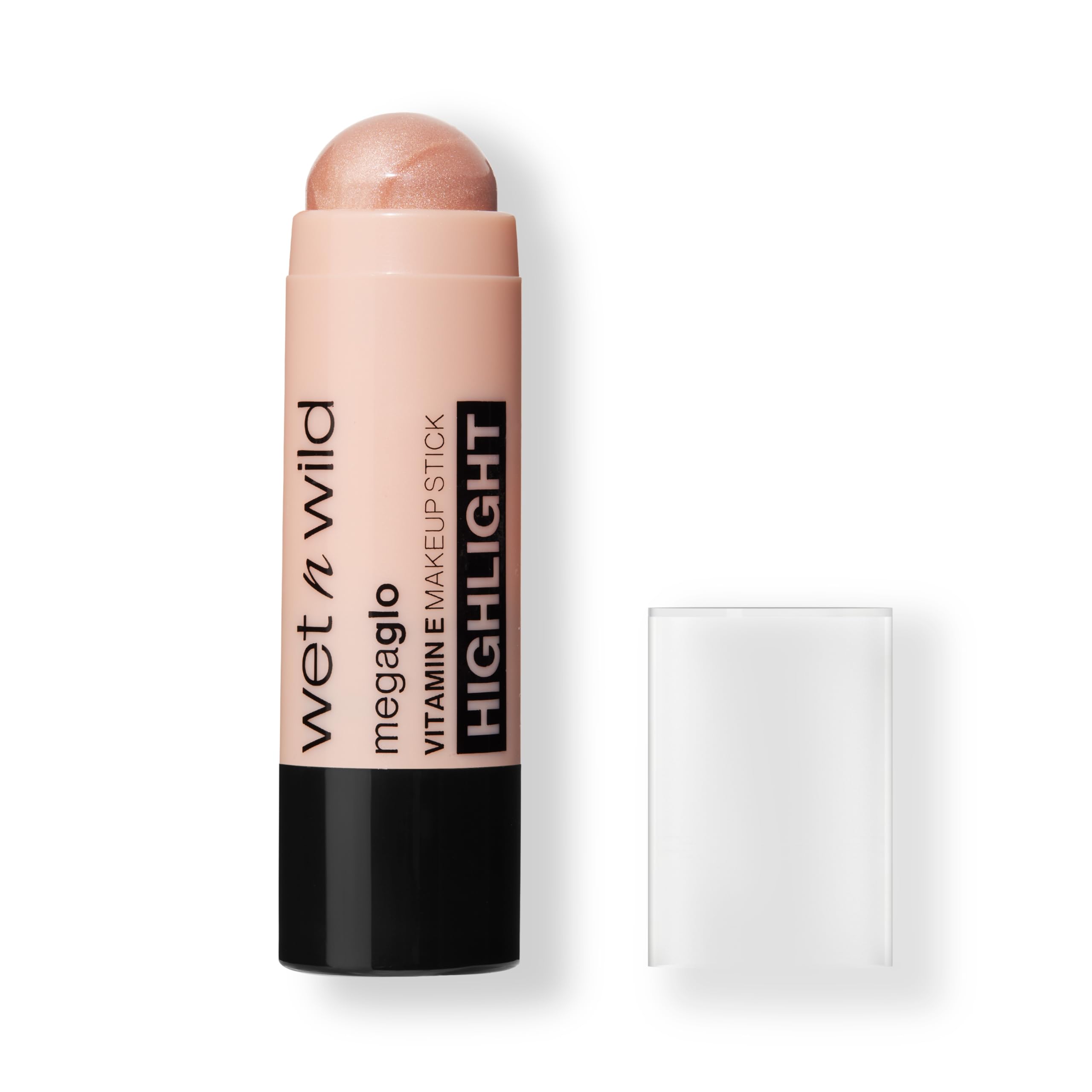 wet n wild MegaGlo Makeup Stick, Buildable Color, Versatile Use, Cruelty-Free & Vegan - When the Nude Strikes