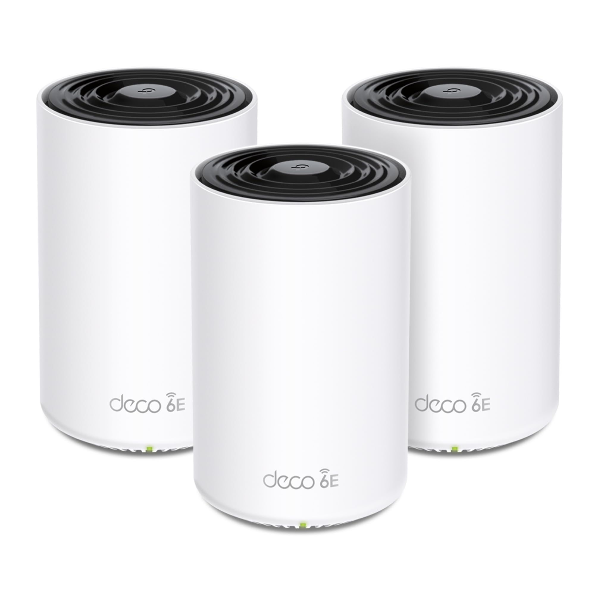 TP-Link Deco XE75 AXE5400 Tri-Band WiFi 6E Mesh System - Wi-Fi up to 7200 Sq.Ft, Engadget Rated Best Mesh for Most People, Replaces WiFi Router and Extender, AI-Driven Mesh New 6GHz Band, 3-Pack