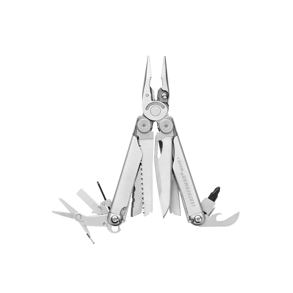 LEATHERMAN, Wave+, 18-in-1 Full-Size, Versatile Multi-tool for DIY, Home, Garden, Outdoors or Everyday Carry (EDC), Black