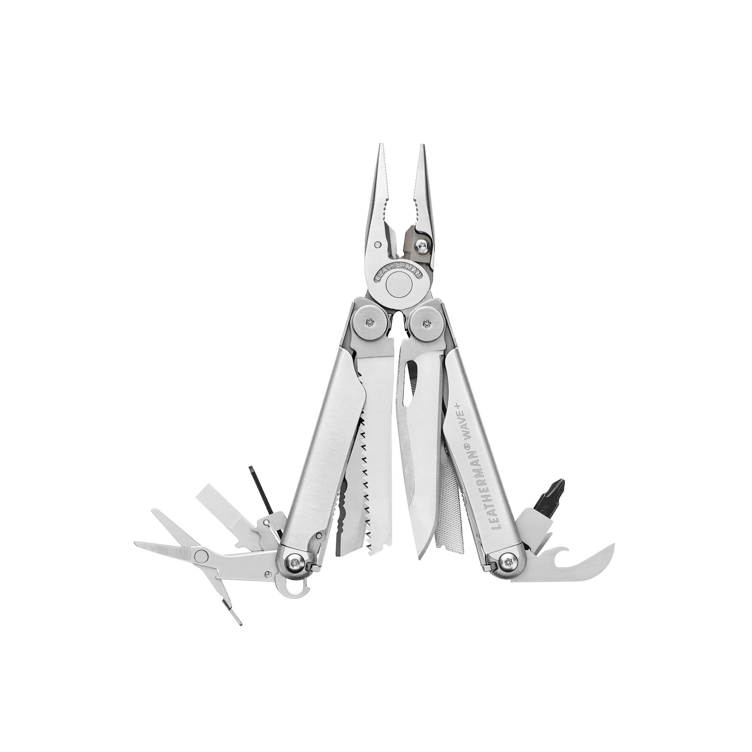 LEATHERMAN, Wave+, 18-in-1 Full-Size, Versatile Multi-tool for DIY, Home, Garden, Outdoors or Everyday Carry (EDC), Black