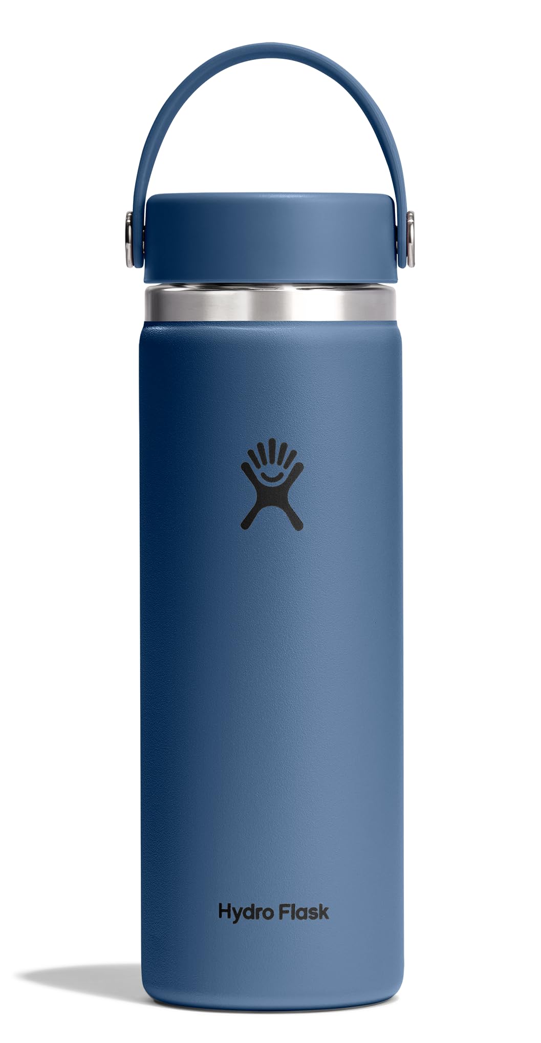 Hydro Flask Water Bottle - Insulated Stainless Steel - Wide Mouth Flex Lid, Non Spill, Leakproof and Refillable in 32 Oz White