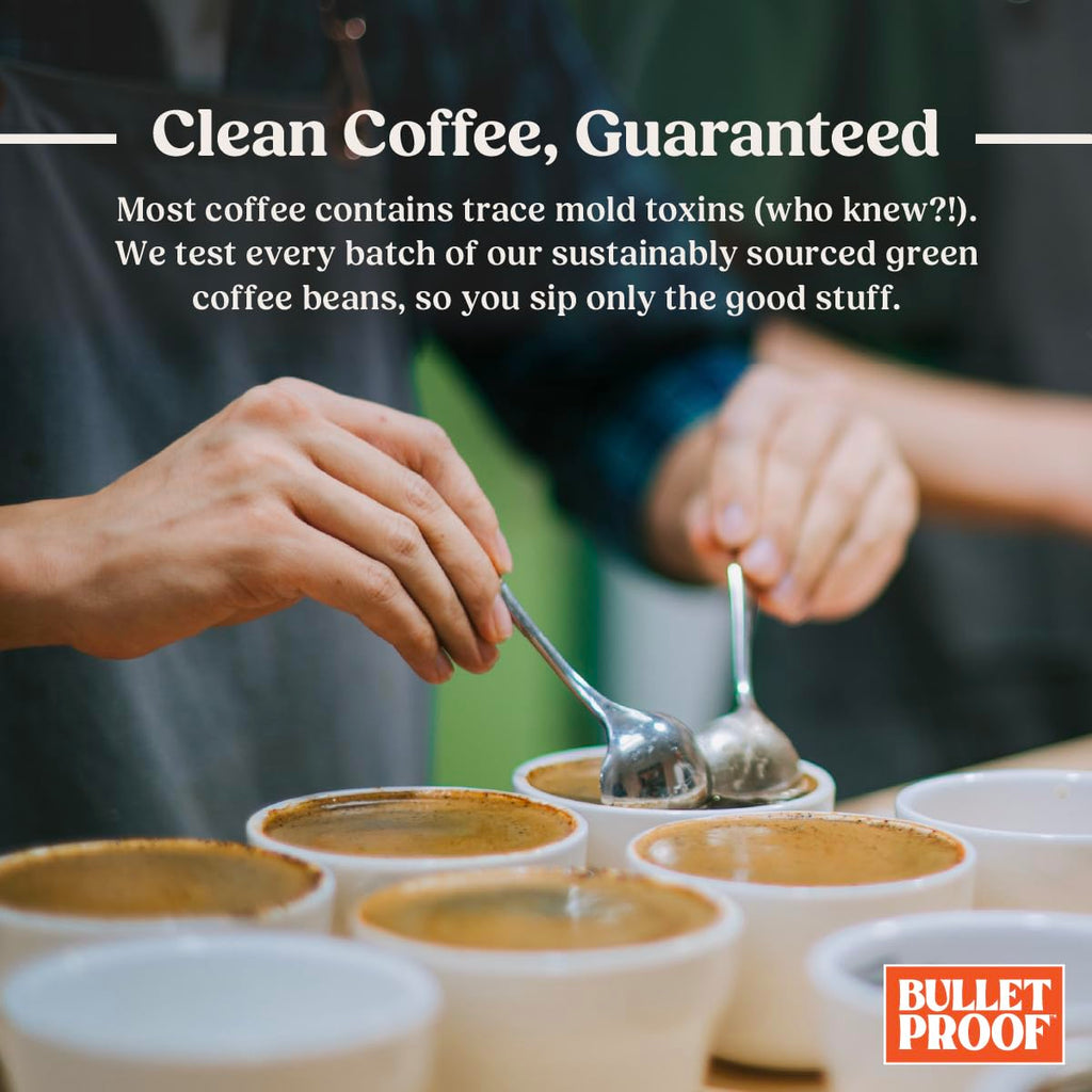 Bulletproof Original Medium Roast Ground Coffee,100% Arabica Coffee, Clean Coffee Tested for Toxins, Sustainably Sourced, 12 Ounces