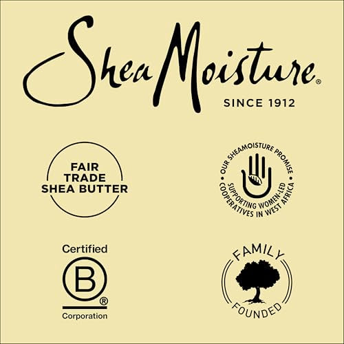 SheaMoisture Jamaican Black Castor Oil Leave In Conditioner 100% Pure Jamaican Black Castor Oil For Damaged Hair to Soften and Detangle Hair 11.5 oz