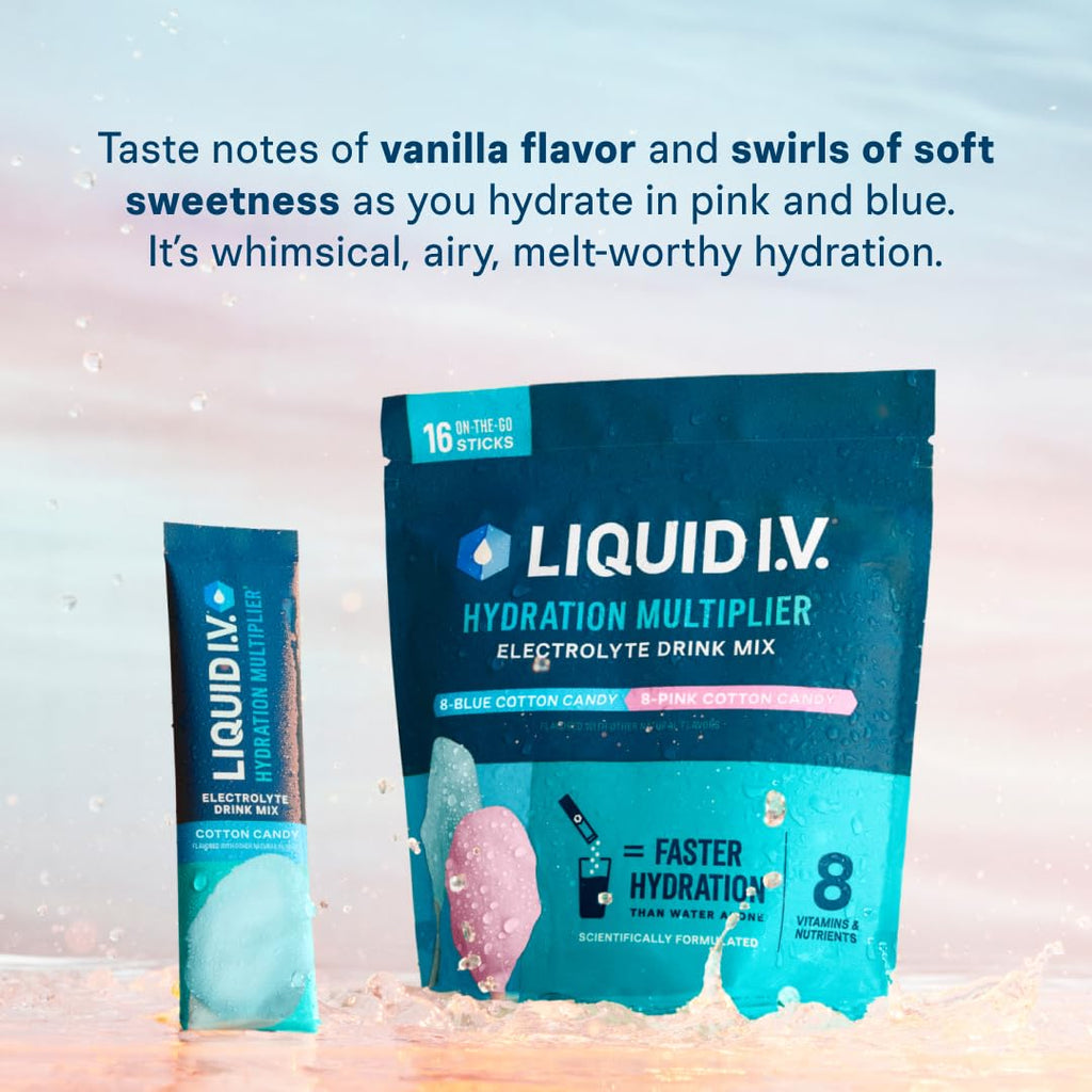 Liquid I.V.® Hydration Multiplier - Lemon Lime | Electrolyte Powder Drink Mix | 1 Pack (16 Servings)
