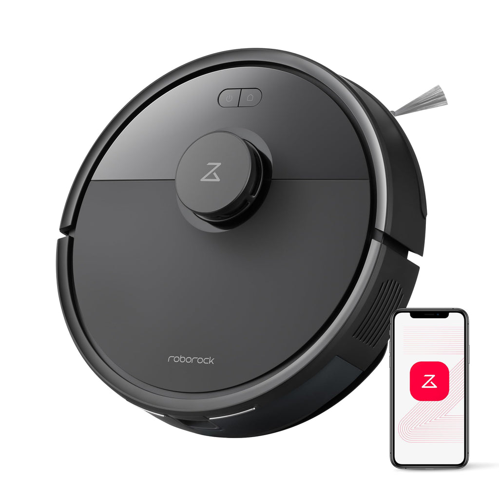 roborock Q5 Pro Robot Vacuum and Mop Combo, 5500Pa Powerful Suction, DuoRoller Brush, LiDAR Navigation, 3D Mapping, Robotic Cleaner for Dirt, Floors, Pet Hair, 240min Runtime, Smart No-Go Zone, Black