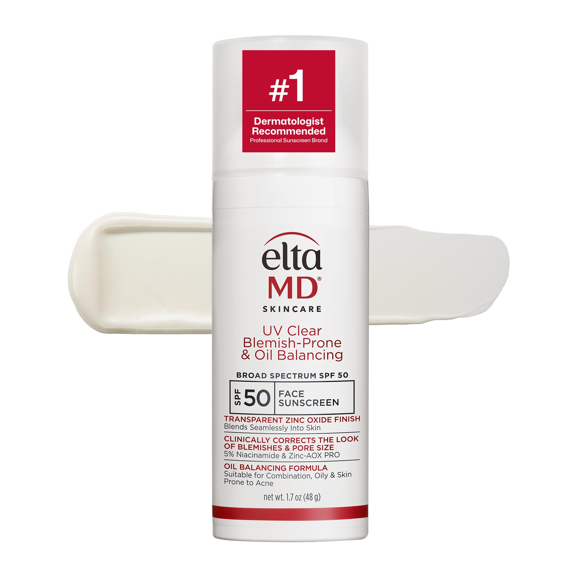EltaMD UV Clear Tinted Face Sunscreen SPF 46, Oil Free Sunscreen for Sensitive Skin with Zinc Oxide, Dermatologist Recommended
